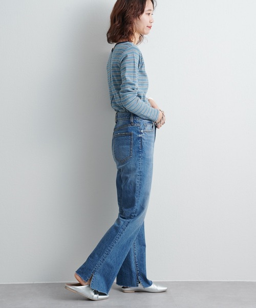 MILLER（ミラー）の「【Miller/ミラー】別注ボーダー長袖（Tシャツ/カットソー・レディース・ブルー/ピンク/ブラウン・ONE SIZE）」の20枚目の写真