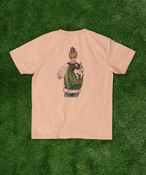 The Endless Summer(エンドレスサマー)の「TES MALIBU STAR CAMP GIRL T-SHIRT / Tシャツ(Tシャツ/カットソー・メンズ・ホワイト/サーモンピンク/イエロー・SMALL/MEDIUM/LARGE/X-LARGE)」の7枚目の写真