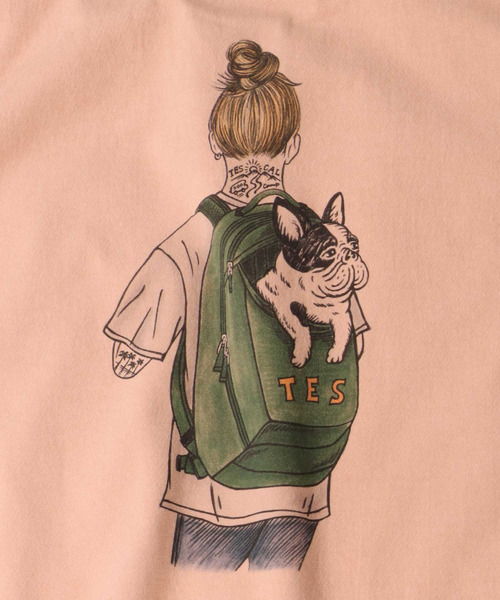 The Endless Summer(エンドレスサマー)の「TES MALIBU STAR CAMP GIRL T-SHIRT / Tシャツ(Tシャツ/カットソー・メンズ・ホワイト/サーモンピンク/イエロー・SMALL/MEDIUM/LARGE/X-LARGE)」の10枚目の写真