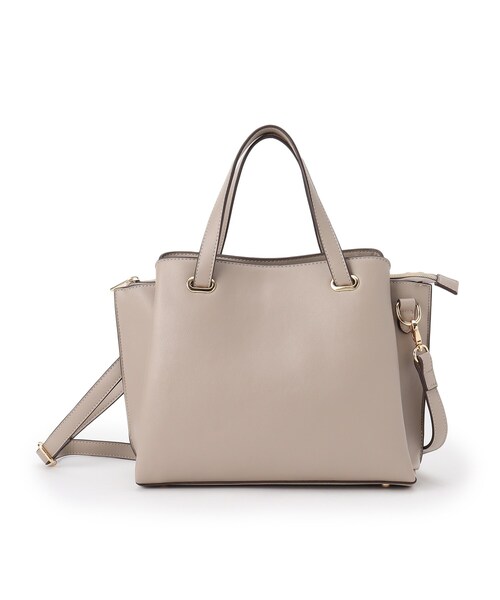 DRESKIP(ドレスキップ)の「◆【通勤】オ-バル金具2wayあおりト-ト(トートバッグ・レディース・ブラック/グレー/ブラウン系その他・00)」の2枚目の写真