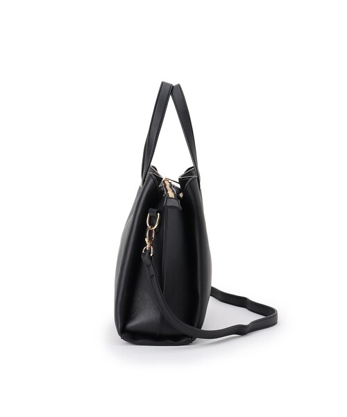 DRESKIP(ドレスキップ)の「◆【通勤】オ-バル金具2wayあおりト-ト(トートバッグ・レディース・ブラック/グレー/ブラウン系その他・00)」の5枚目の写真