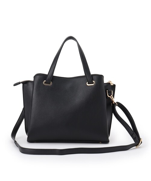 DRESKIP(ドレスキップ)の「◆【通勤】オ-バル金具2wayあおりト-ト(トートバッグ・レディース・ブラック/グレー/ブラウン系その他・00)」の6枚目の写真