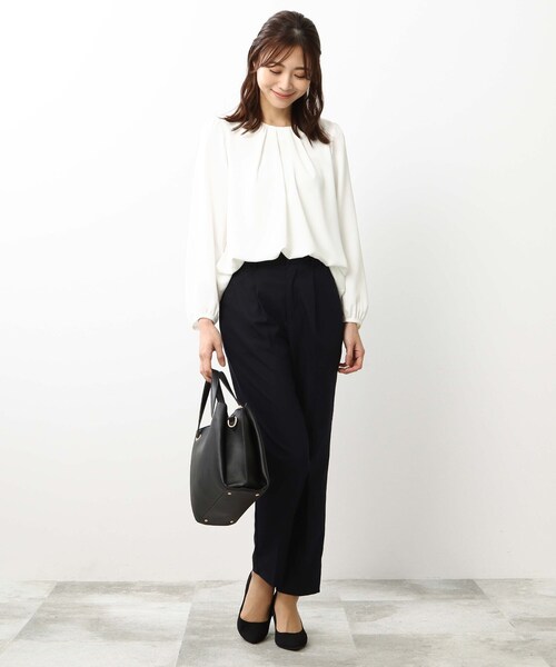 DRESKIP(ドレスキップ)の「◆【通勤】オ-バル金具2wayあおりト-ト(トートバッグ・レディース・ブラック/グレー/ブラウン系その他・00)」の11枚目の写真