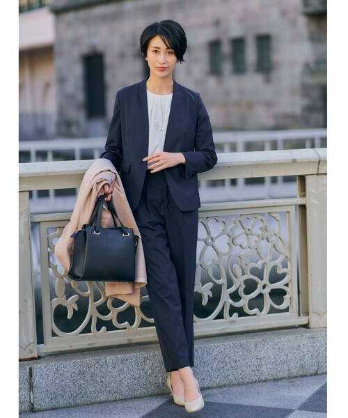 DRESKIP(ドレスキップ)の「◆【通勤】オ-バル金具2wayあおりト-ト(トートバッグ・レディース・ブラック/グレー/ブラウン系その他・00)」の14枚目の写真