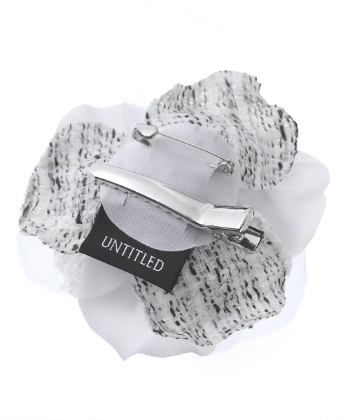 【美品】アンタイトル　ツイードスーツ+コサージュ cc009-36522-01b.jpg?basethum=225