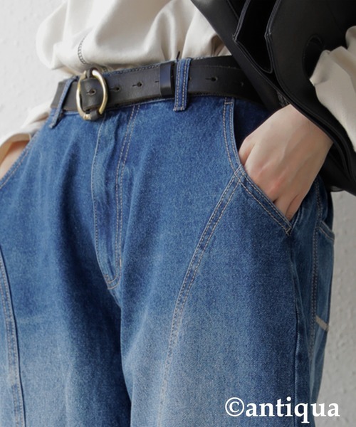 antiqua（アンティカ）の「ボールパンツ（デニムパンツ・レディース・ブルー系その他/ノンウォッシュ・M/L）」の12枚目の写真