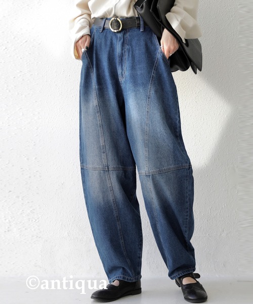 antiqua（アンティカ）の「ボールパンツ（デニムパンツ・レディース・ブルー系その他/ノンウォッシュ・M/L）」の15枚目の写真