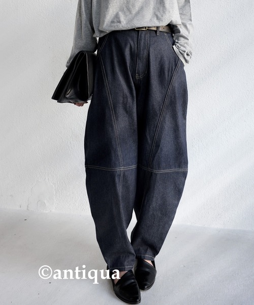 antiqua（アンティカ）の「ボールパンツ（デニムパンツ・レディース・ブルー系その他/ノンウォッシュ・M/L）」の17枚目の写真
