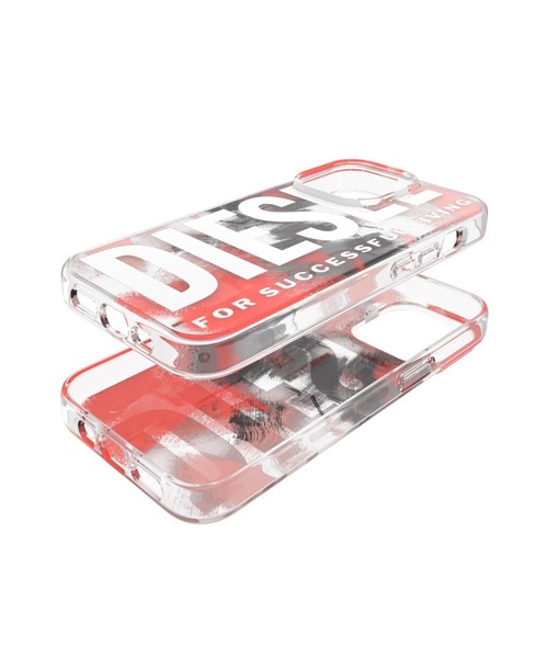 GLOBAL FORME CONCRETE(グローバルフォルムコンクリート)の「DIESEL Clear Military Brush iP2021 6.1/6.1 Pro-Red(スマホケース/カバー・レディース・レッド・FREE)」の5枚目の写真