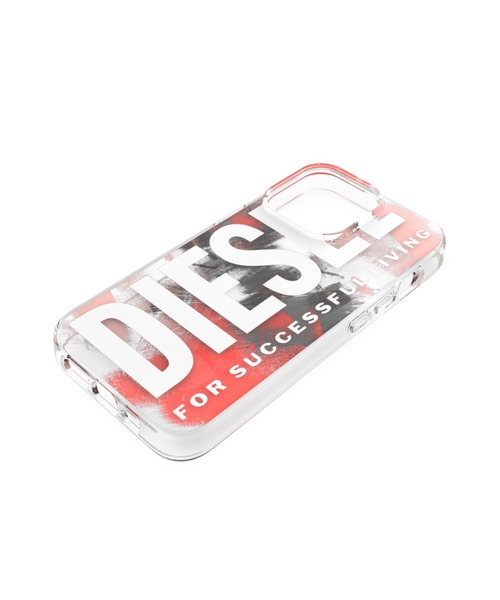 GLOBAL FORME CONCRETE(グローバルフォルムコンクリート)の「DIESEL Clear Military Brush iP2021 6.1/6.1 Pro-Red(スマホケース/カバー・レディース・レッド・FREE)」の3枚目の写真