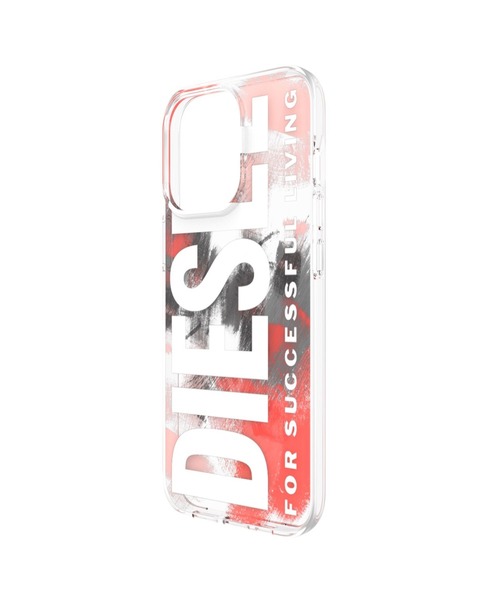GLOBAL FORME CONCRETE(グローバルフォルムコンクリート)の「DIESEL Clear Military Brush iP2021 6.1/6.1 Pro-Red(スマホケース/カバー・レディース・レッド・FREE)」の4枚目の写真