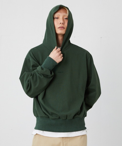 FEKETE（フェケテ）の「FEKETE MADE BASIC LOGO HOODIE (SET-UP)（パーカー・メンズ・ブラック/グリーン・FREE）」の2枚目の写真