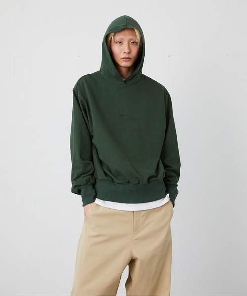 FEKETE（フェケテ）の「FEKETE MADE BASIC LOGO HOODIE (SET-UP)（パーカー・メンズ・ブラック/グリーン・FREE）」の6枚目の写真