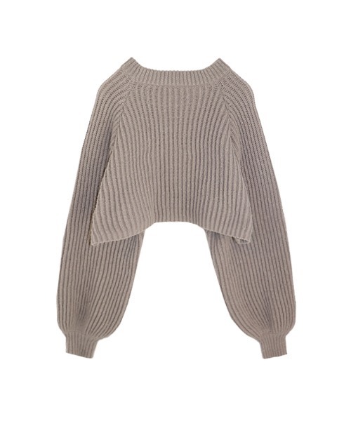 ACYM（アシーム）の「Volume sleeve mini ニット（ニット/セーター・レディース・ブラック/グレー系その他/ピンク・FREE）」の18枚目の写真