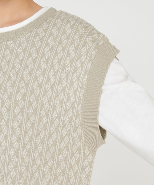 ikka（イッカ）の「【Sサイズ WEB限定】【親子リンク】ニットベストアンサンブル22SS（アンサンブル・レディース・ブラック/ミント/スモークグレー/その他1/その他4・S/M/L）」の19枚目の写真