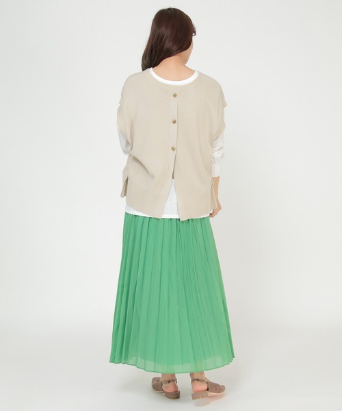 ikka（イッカ）の「【Sサイズ WEB限定】【親子リンク】ニットベストアンサンブル22SS（アンサンブル・レディース・ブラック/ミント/スモークグレー/その他1/その他4・S/M/L）」の9枚目の写真