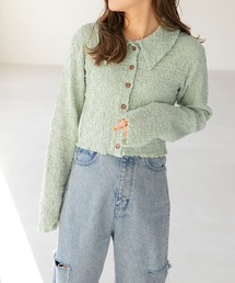 Heather | ポコポコ襟カーディガン　273041(カーディガン/ボレロ)