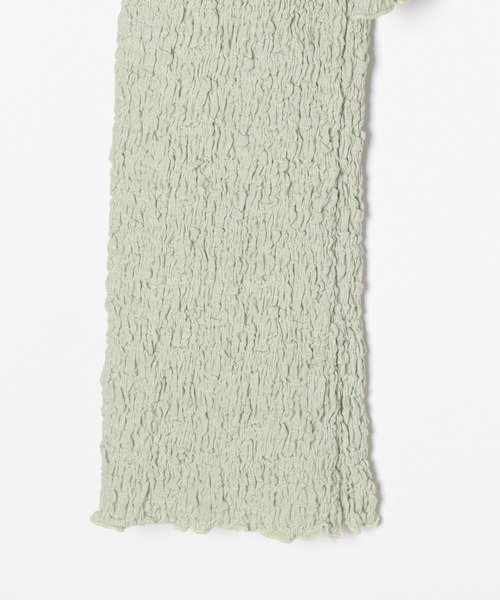 Heather(ヘザー)の「ポコポコ襟カーディガン 273041(カーディガン/ボレロ・レディース・ブラック/グリーン/アイボリー・FREE)」の6枚目の写真