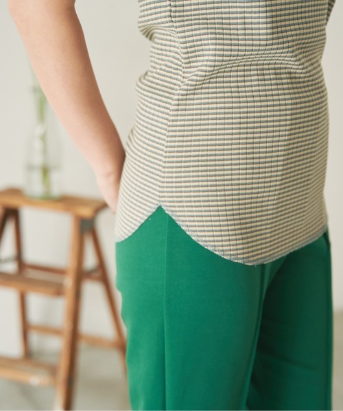 ANGIE（アンジー）の「ランダムリブタンクトップ/無地/ボーダー（タンクトップ・レディース・オフホワイト/ブラウン系その他/ブルー系その他/イエロー系その他/スミクロ/ダークオレンジ・FREE）」の14枚目の写真