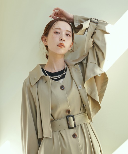 natural couture（ナチュラルクチュール）の「【WEB限定カラー有り】キラッとほんわりシアーリブニット（ニット/セーター・レディース・オフホワイト/ベージュ/グリーン/その他1/その他2・FREE）」の12枚目の写真