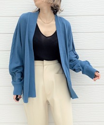 Q | プリーツドッキングカーデ(カーディガン/ボレロ)