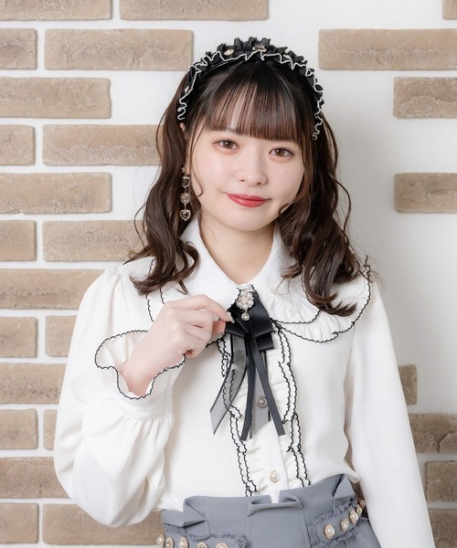 ROJITA（ロジータ）の「ピコレースフリルブラウス（シャツ/ブラウス・レディース・ホワイト/ブラック/ピンク・FREE）」の20枚目の写真