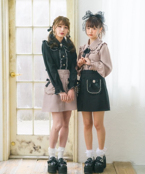 ROJITA（ロジータ）の「ピコレースフリルブラウス（シャツ/ブラウス・レディース・ホワイト/ブラック/ピンク・FREE）」の22枚目の写真