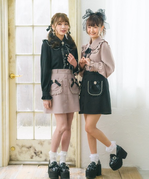 ROJITA（ロジータ）の「ピコレースフリルブラウス（シャツ/ブラウス・レディース・ホワイト/ブラック/ピンク・FREE）」の17枚目の写真