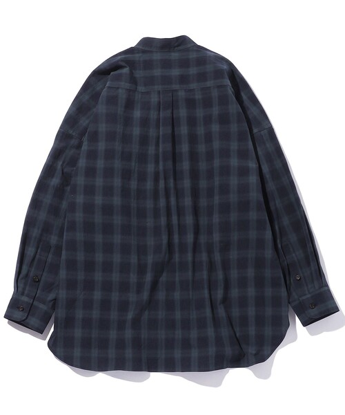 BASISBROEK（バシスブルック）の「BASISBROEK/バージスブルック RONSE/ノーカラーシャツ（シャツ/ブラウス・メンズ・ブラック/その他9・3）」の3枚目の写真