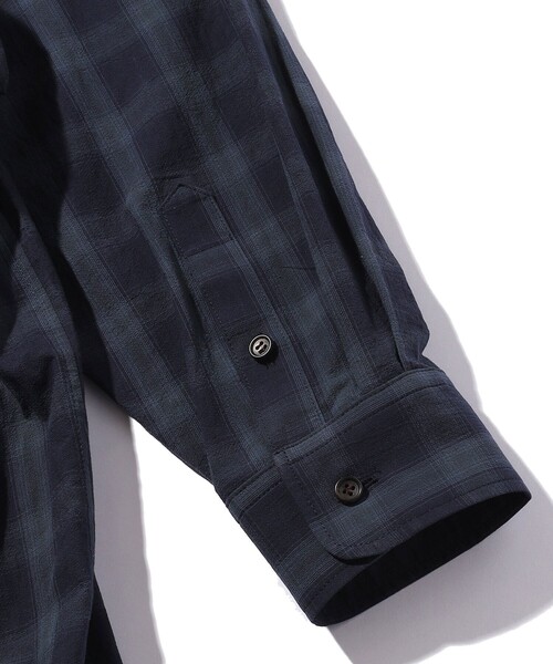 BASISBROEK（バシスブルック）の「BASISBROEK/バージスブルック RONSE/ノーカラーシャツ（シャツ/ブラウス・メンズ・ブラック/その他9・3）」の6枚目の写真