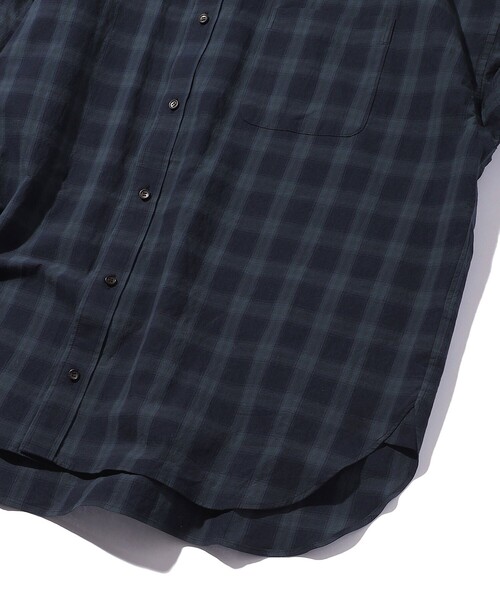 BASISBROEK（バシスブルック）の「BASISBROEK/バージスブルック RONSE/ノーカラーシャツ（シャツ/ブラウス・メンズ・ブラック/その他9・3）」の7枚目の写真