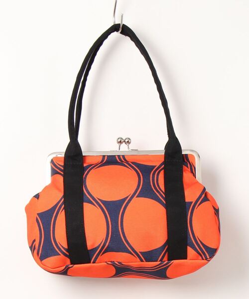 カヤ（カヤ）の「【カヤ】水玉がま口ハンドバッグ（ハンドバッグ・レディース・ライトグリーン/ブラック×ホワイト/レッド系その他・FREE）」の3枚目の写真