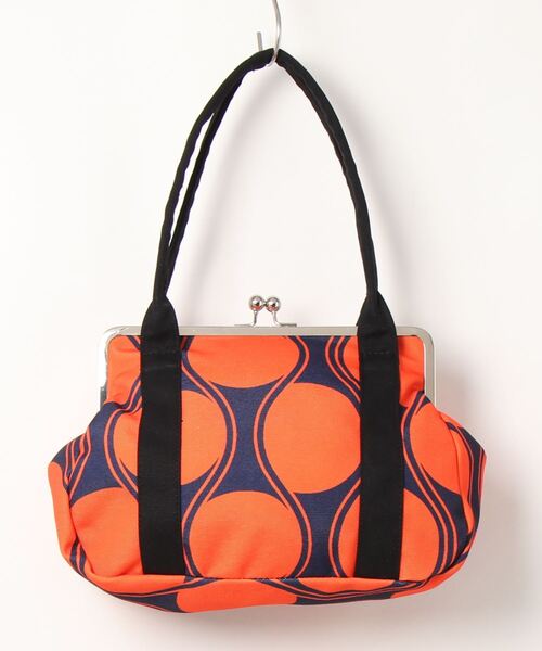 カヤ（カヤ）の「【カヤ】水玉がま口ハンドバッグ（ハンドバッグ・レディース・ライトグリーン/ブラック×ホワイト/レッド系その他・FREE）」の4枚目の写真