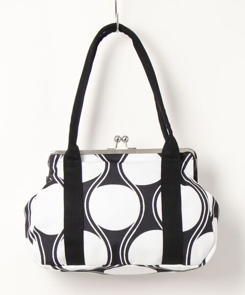 カヤ（カヤ）の「【カヤ】水玉がま口ハンドバッグ（ハンドバッグ・レディース・ライトグリーン/ブラック×ホワイト/レッド系その他・FREE）」の8枚目の写真