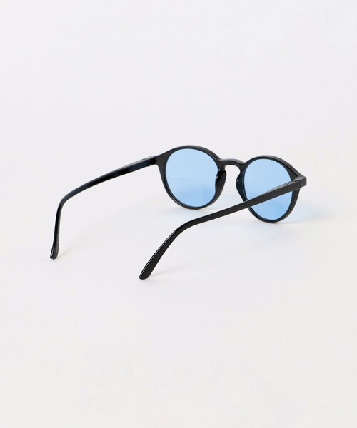 BEAMS HEART(ビームスハート)の「【ユニセックス】ボストン型 サングラス(UVカット)(サングラス・メンズ・チャコールグレー/ブルー・ONE SIZE)」の14枚目の写真