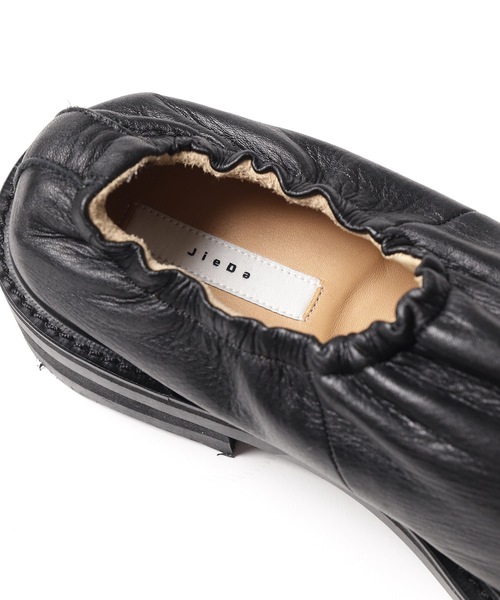 JIEDA(ジエダ)の「SLIP ON LEATHER SHOES(スリッポン・メンズ・ブラック系その他/ブラック系その他2・42/44/41/43)」の4枚目の写真