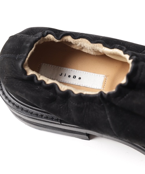 JIEDA(ジエダ)の「SLIP ON LEATHER SHOES(スリッポン・メンズ・ブラック系その他/ブラック系その他2・42/44/41/43)」の8枚目の写真