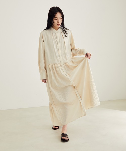 NICOLAS LAINAS（ニコラスライナス）の「【NICOLAS LAINAS】レザーフラットサンダル（サンダル・レディース・ブラック/ダークブラウン/シルバー・36/37/38）」の6枚目の写真