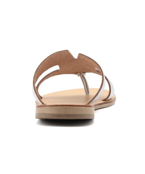 NICOLAS LAINAS（ニコラスライナス）の「【NICOLAS LAINAS】レザーフラットサンダル（サンダル・レディース・ブラック/ダークブラウン/シルバー・36/37/38）」の19枚目の写真