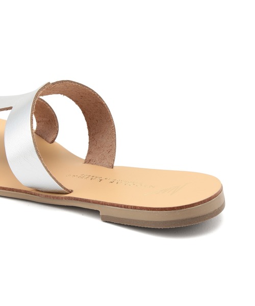 NICOLAS LAINAS（ニコラスライナス）の「【NICOLAS LAINAS】レザーフラットサンダル（サンダル・レディース・ブラック/ダークブラウン/シルバー・36/37/38）」の21枚目の写真