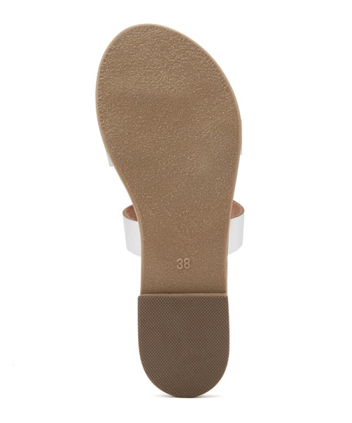 NICOLAS LAINAS（ニコラスライナス）の「【NICOLAS LAINAS】レザーフラットサンダル（サンダル・レディース・ブラック/ダークブラウン/シルバー・36/37/38）」の22枚目の写真