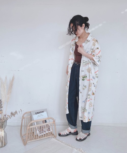 アズノウアズ 大きいサイズ 19 2way チェック柄 シャツ ワンピース know ファッション アズノウアズ 大きいサイズ 19 2way チェック柄