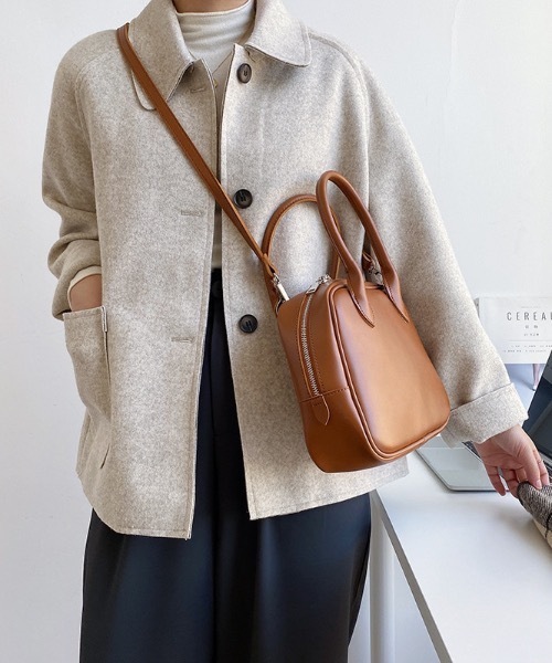 sakishimatokyo（サキシマトーキョー）の「ボストンバッグ（ボストンバッグ・レディース・ブラック/ダークブラウン/ベージュ/ブラウン/オフホワイト・FREE）」の12枚目の写真