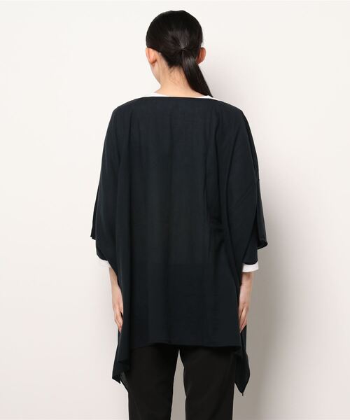 coca（coca）（コカ）の「すっぽり体型カバーサマーポンチョ（ポンチョ・レディース・ブラック/グレー・ONE SIZE）」の16枚目の写真