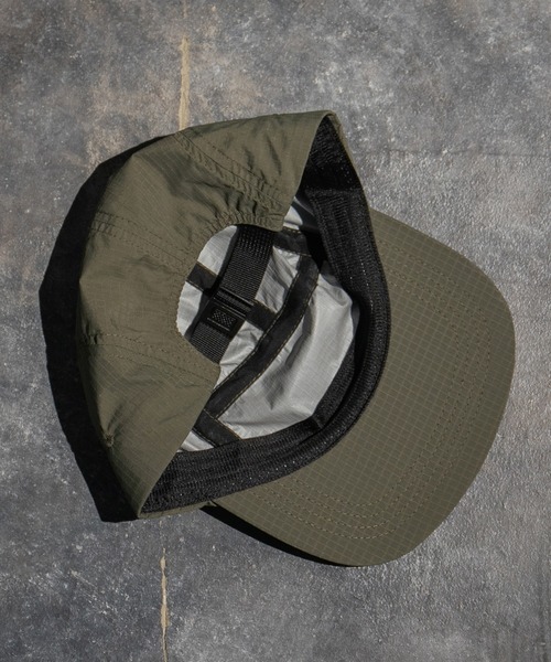 kutir（クティール）の「ストレートナイロンキャップ（キャップ・メンズ・ブラック/カーキ/ピンク/ライトベージュ・FREE）」の12枚目の写真