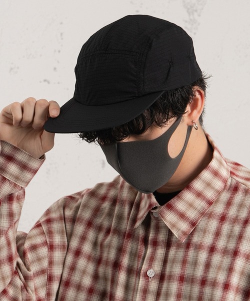 kutir（クティール）の「ストレートナイロンキャップ（キャップ・メンズ・ブラック/カーキ/ピンク/ライトベージュ・FREE）」の15枚目の写真