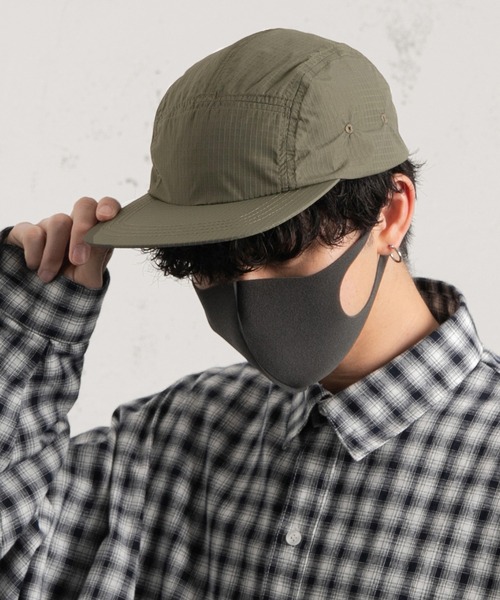 kutir（クティール）の「ストレートナイロンキャップ（キャップ・メンズ・ブラック/カーキ/ピンク/ライトベージュ・FREE）」の16枚目の写真