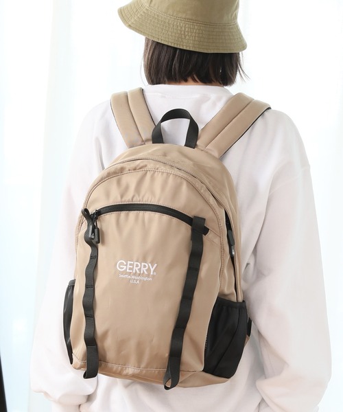 GERRY(ジェリー)の「【GERRY/ジェリー】ワンポイントロゴ バックパック(バックパック/リュック・メンズ・ベージュ/ブラック/グレー・FREE)」の1枚目の写真
