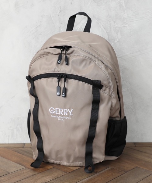 GERRY(ジェリー)の「【GERRY/ジェリー】ワンポイントロゴ バックパック(バックパック/リュック・メンズ・ベージュ/ブラック/グレー・FREE)」の5枚目の写真