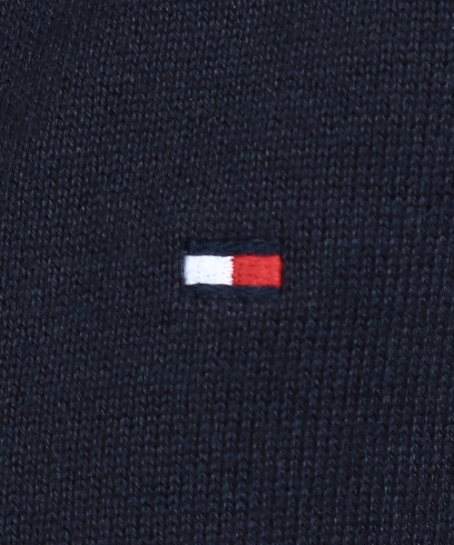 TOMMY HILFIGER(トミーヒルフィガー)の「Vネックニットカーディガン(カーディガン/ボレロ・レディース・ベージュ/ネイビー・SMALL/MEDIUM/X-SMALL)」の7枚目の写真